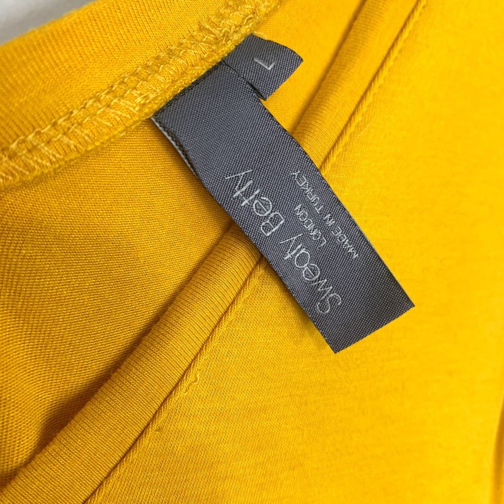 SWEATY BETTY Golden‎ Yellow Take it Easy Dress Size L / 12 - Picture 10 of 11